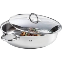 Product Fissler Special RVS Ovale Braadpan Με Γυάλινο Καπάκι 8.8lt base image