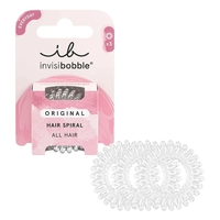 Product Invisibobble Original Crystal Clear Original Spiral Λαστιχάκι Διάφανο Χωρίς Σημάδια 3τμχ base image