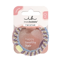 Product Invisibobble Twistar Lavender Braids Παιδικό Λαστιχάκι Με Πλεξίδες 3τμχ base image