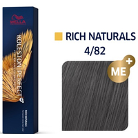 Product Wella Koleston Perfect Me+ Rich Naturals Μόνιμη Βαφή Μαλλιών 60ml - 4/82 Medium Brown Pearl Violet base image