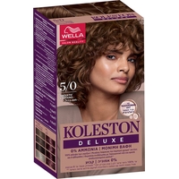 Product Wella Koleston Deluxe No Ammonia Permanent Hair Color Kit Σετ Βαφή Μαλλιών 110ml - 5/0 Light Brown base image