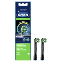 Product Oral B Ανταλλακτικές Κεφαλές Ηλεκτρικής Οδοντόβουρτσας Cross Action Black Edition Clean Maximiser 2τμχ base image