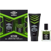 Product Umbro Action Men's Perfume Set Eau de Toilette 20ml & Shower Gel 60ml base image