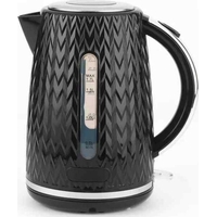Product Petra Electric Kettle Plastic Chevron 22 x 18 x 25 cm 1.7L Black base image