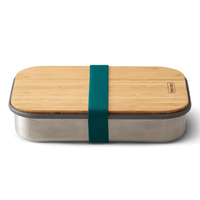 Product Black & Blum Ανοξείδωτο Δοχείο Φαγητού Με Μπαμπού Καπάκι Ocean Bam 214.7x5cm 900ml base image