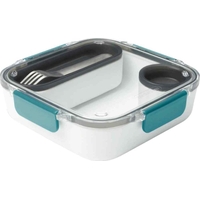 Product Black+Blum Φαγητοδοχείο Ανοξείδωτο & Πολυπροπυλένιο Original Ocean 20x20x5,5 cm 1L Silver-Petrol base image