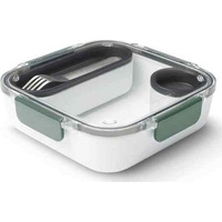 Product Black+Blum Κουτί Τροφίμων Tritan BAO-BA010 20 x 20 x 5,5 cm 1L Λευκό/Πράσινο base image