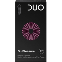 Product Duo G Pleasure Προφυλακτικά 12τμχ base image