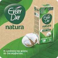 Product EveryDay Natural Normal Σερβιέτες Καθημερινής Χρήσης 60τμχ base image