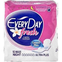 Product Every Day Ultra Plus Maxi Night Fresh Σερβιέτες με Φτερά 10τμχ base image