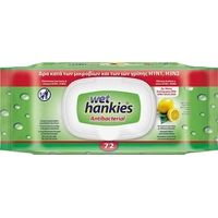 Product Wet Hankies Antibacterial Wipes Lemon Antibacterial Hand Wipes 72 pcs base image