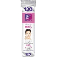 Product Pom Pon Δίσκοι Βαμβακιού με Ροδέλαιο 120τμχ base image