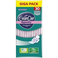 Product Every Day Ultra Plus Hyperdry Normal Σερβιέτες με Φτερά Giga Pack 30τμχ base image