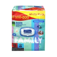 Product Septona Μωρομάντηλα Dermasoft Family 3x100τμχ base image