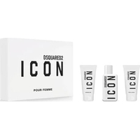 Product Dsquared2 Icon Women's Fragrance Set Eau De Parfum 50ml & Shower Gel 50ml & Body Lotion 50ml base image