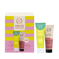 Product Fresh Line Helios Face Cream SPF50 & Face Mask Σετ Αντηλιακής Προστασίας 2τμχ base image