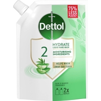 Product Dettol Hydrate Aloe Vera & Bamboo Refill Liquid Cream Soap 500ml base image