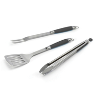 Product Barbecook Σετ 3τμχ ΛαβίδαΠιρούναΣπάτουλα Ανοξείδωτα Για BBQ base image