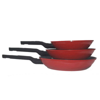 Product Marblestone Τηγάνι Αντικολλητικό Marblestone 20/24/28cm Σετ 3τμχ Κόκκινο base image