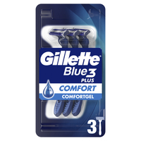 Product Gillette Ξυραφάκια μιας Χρήσης Blue 3 Plus Comfort 3τμχ base image