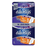 Product Always Σερβιέτες Platinum Νο 1 Ultra Normal Plus Με Φτερά 16τμχ base image