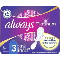 Product Always Σερβιέτες Με Φτερά Platinum Night Size 3 - 6τμχ base image