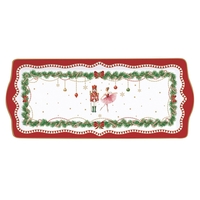 Product Easy Life Magie De Noel Ορθογώνια Πιατέλα Πορσελάνης 35x15cm base image