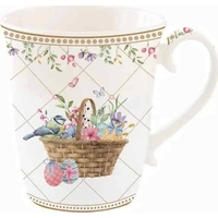 Product Easy Life Spring Bloom Porcelain Mug 8.5x8.5x9.5cm 275ml White/Multicolored base image