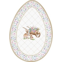 Product Easy Life Spring Bloom Porcelain Platter 30x21x2.5cm Multicolored base image