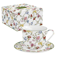 Product Φλιτζάνι και Πιατάκι Πρωινού Garden Dreams 400ml Πορσελάνη σε Κουτί Δώρου base image