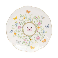 Product Easy Life Πιάτο Φρούτου Πορσελάνης Dancing Butterflies 21cm Λευκό base image