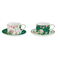 Product Easy Life Σετ 2 Φλυτζάνια Τσαγιού 240ml με Πιατάκια - Πολύχρωμα Λουλούδια base image