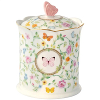 Product Easy Life Δοχείο Αποθήκευσης Πορσελάνης Dancing Butterflies 11x14cm 750ml Πολύχρωμο base image