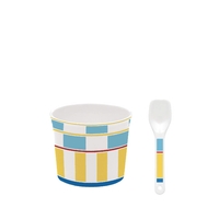 Product Geocromia Μπωλ 8,5cm Παγωτου 220 Μl Με Κουταλακι base image