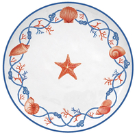 Product Easy Life Cote De Mer Πιάτο Γλυκού Πορσελάνης Πολύχρωμο 21cm base image