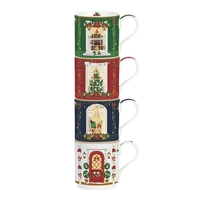 Product Easy Life Festive Avenue Σετ Κουπών Πορσελάνης 4τμχ 275ml base image