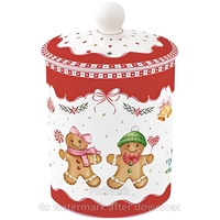 Product Easy Life Sweet Christmas Βάζο Με Καπάκι Πορσελάνης 11.5x18cm base image