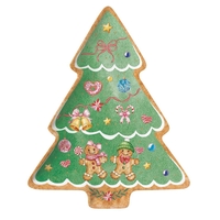 Product Easy Life Sweet Christmas Πιατέλα Δέντρο Πορσελάνης 20.5x25.5cm base image