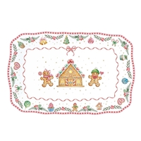 Product Easy Life Sweet Christmas Πιατέλα Πορσελάνης 37x23cm base image