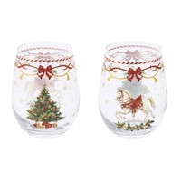 Product Easy Life Christmas Tale Σετ 2 Τεμαχίων Ποτήρι Γυάλινο 500ml base image