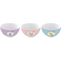 Product Easy Life Royal Blossom Porcelain Bowl Set (3) 9.5x5cm 200ml White base image