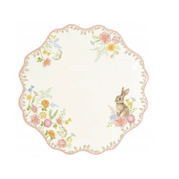 Product Easy Life Très Jolie 26cm White-Multicolored Porcelain Shallow Plate base image