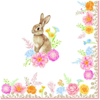 Product Easy Life Set of 20 Jolie Paper Napkins 33x33cm Multicolor base image