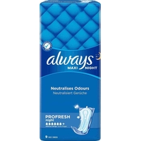 Product Always Σερβιέτες Maxi Night Profresh - 9τμχ base image