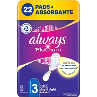 Product Always Platinum Ultra Night Σερβιέτες Με Φτερά Size 3 22τμχ base image