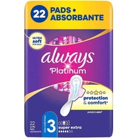 Product Always Σερβιέτες Platinum Super Extra Size 3 - 22τμχ base image