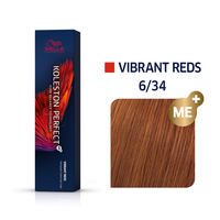 Product Wella Professionals Koleston Perfect Me+ Vibrant Reds 60ml | Απόχρωση 6/34 Καστανό Σκούρο Χρυσό Κόκκινο base image