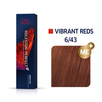 Product Wella Professionals Koleston Perfect Me+ Vibrant Reds 60ml | Απόχρωση 6/43 Ξανθό Σκούρο Κόκκινο Χρυσό base image