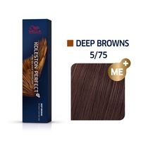 Product Wella Professionals Koleston Perfect Me+ Deep Browns 60ml | Απόχρωση 5/75 Καστανό Ανοιχτό Καφέ Μαονί base image