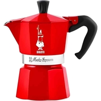 Product Bialetti Moka Exclusive Καφετιέρα Espresso Αλουμινίου 3 Cups - Κόκκινο base image